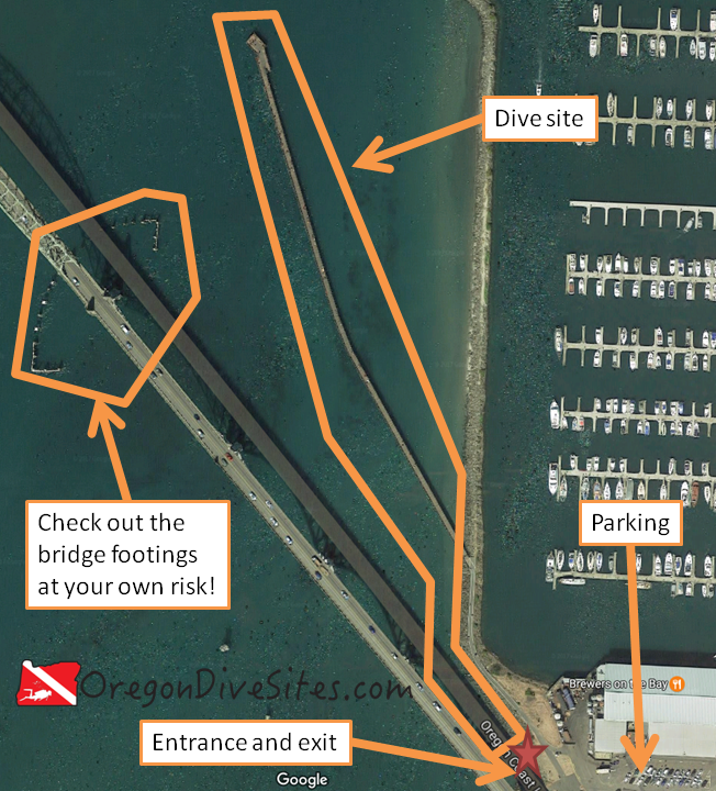 Newport crab dock site plan.