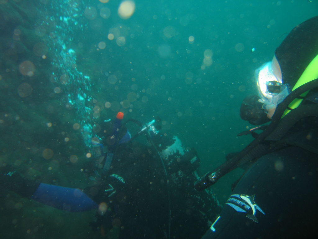 Underwater at Smith Reservoir.