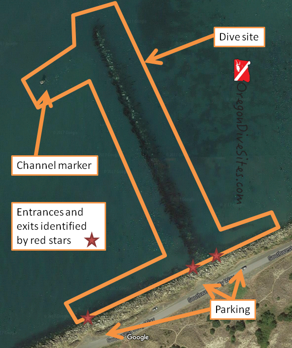 First finger dive site overview